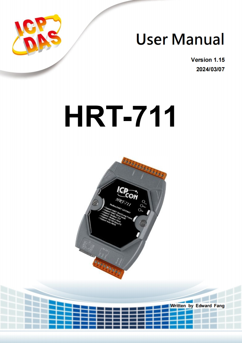 HRT-711_操作说明书手册_英语