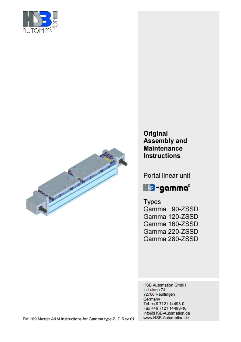 HSB_Gamma-ZD_portaalrobot-lineaire-eenheid-dubbele-slede-tandriem-aandrijving_操作说明书手册