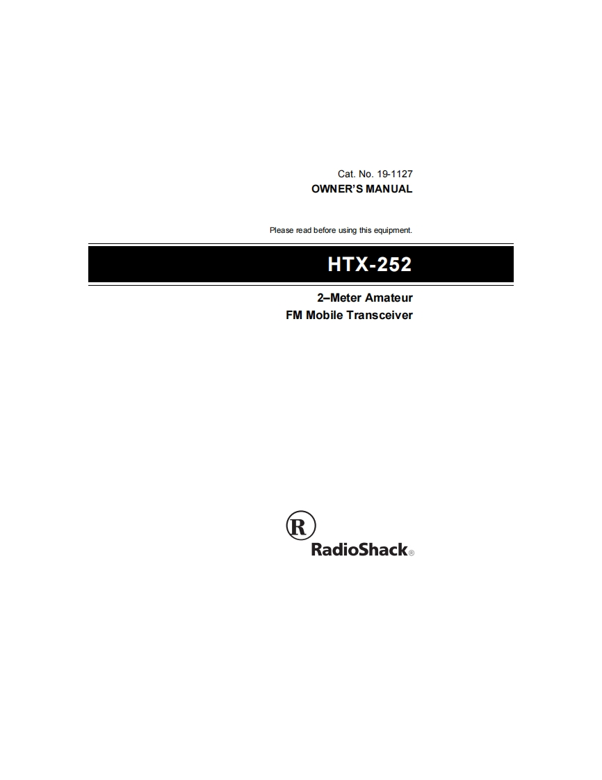 HTX-252-(Owners-Manual操作说明书手册)