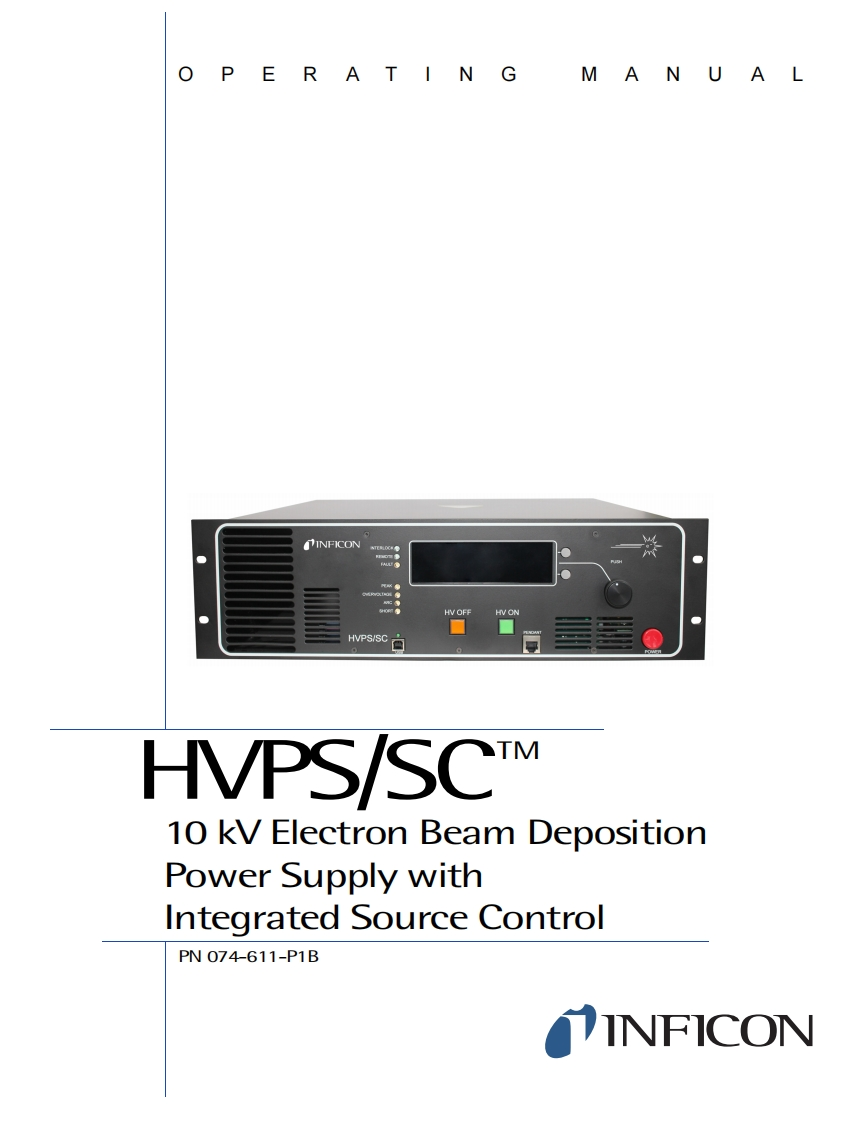 HVPSSC操作说明书手册(English)