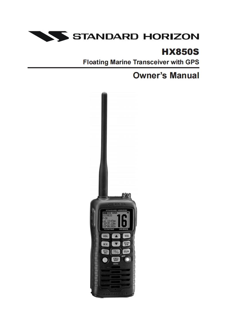 HX850SOwners使用说明书手册