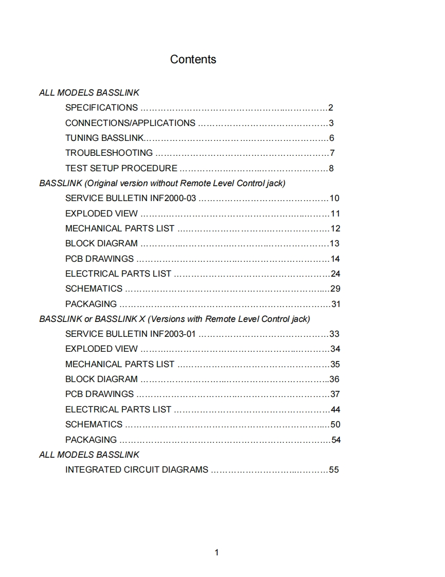 HarmanKardon-BassLinkX-spk-维修说明书手册含电器原理图