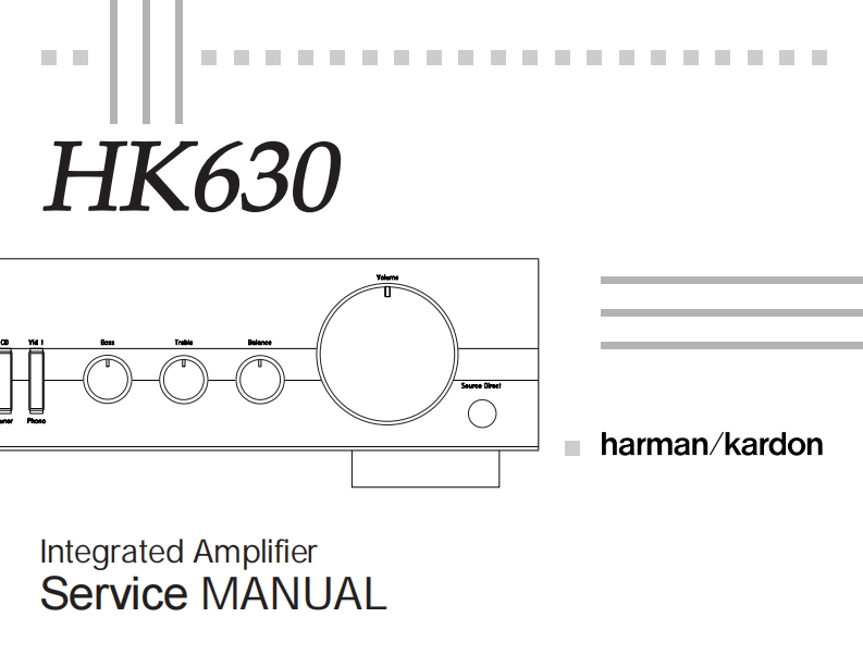 HarmanKardon-HK630-rec-维修说明书手册含电器原理图2