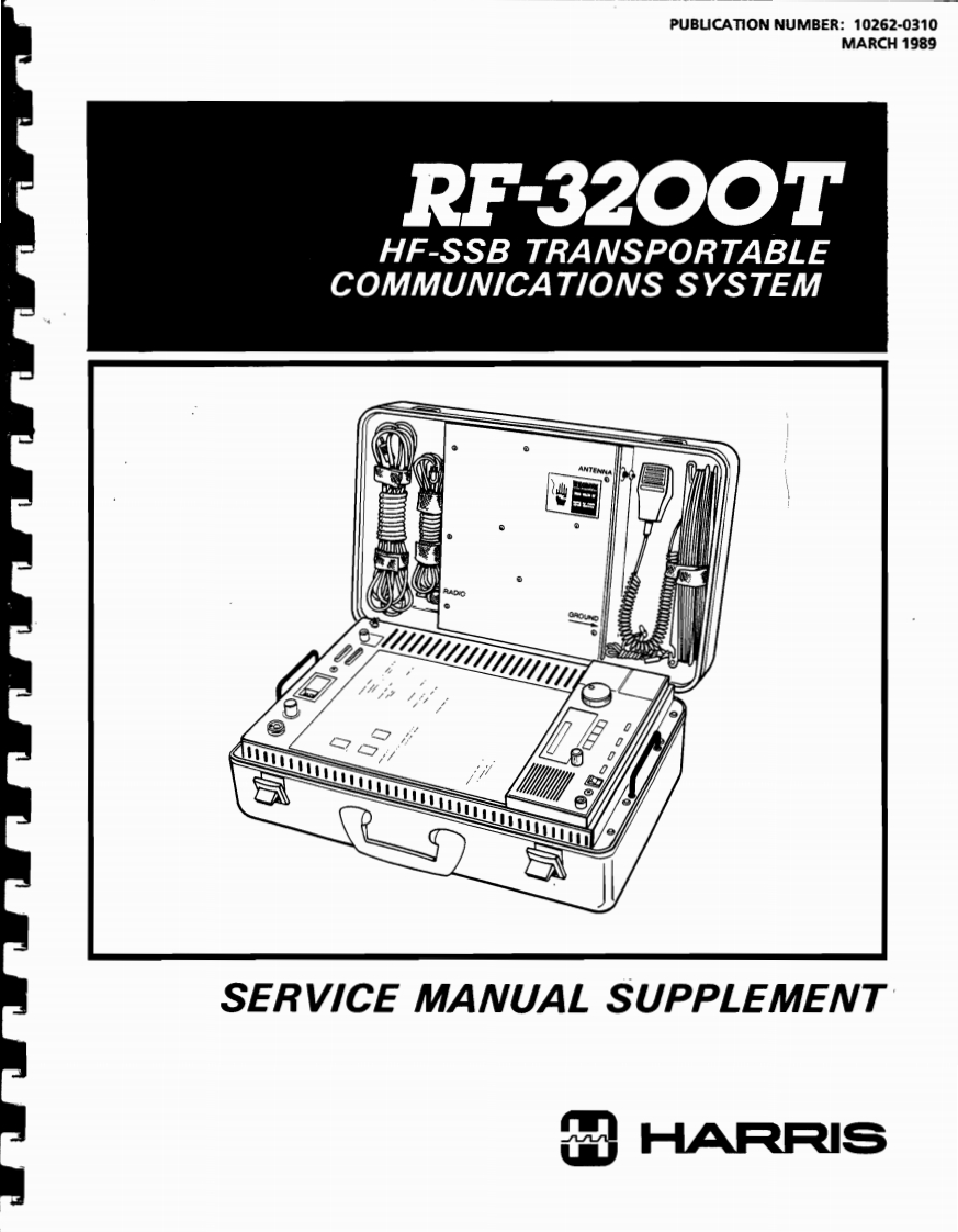 Harris_RF-3200T_维修维护电器原理图手册