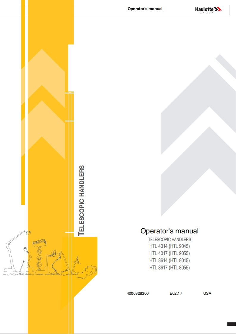Haulotte-HTL4017-Operations-Manual操作与维护保养说明书手册