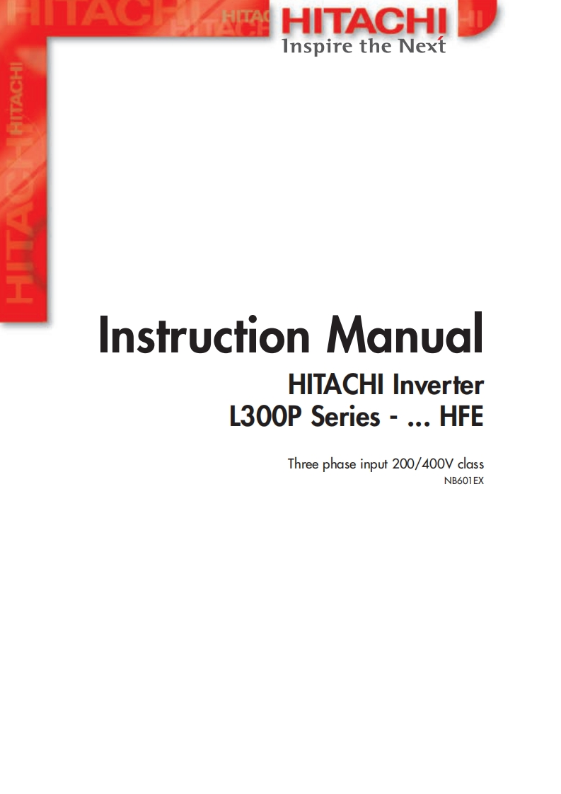 Hitachi-L300p-操作说明书手册
