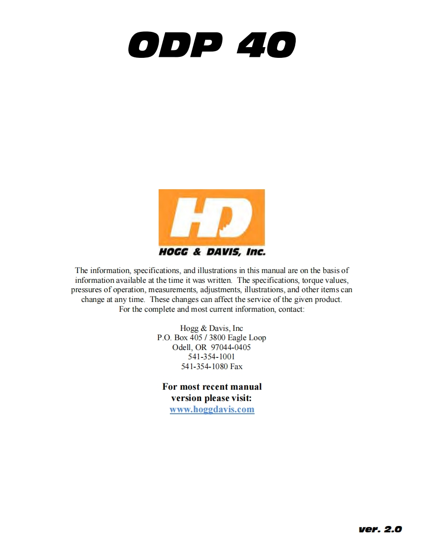 Hogg-Davis-ODP40-驾驶操作与日常维修保养说明书手册-v2.1
