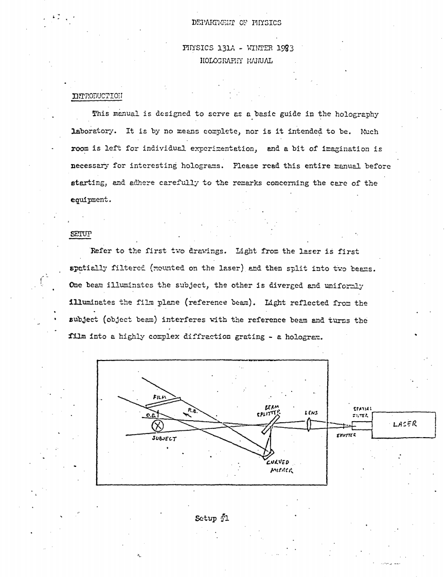 Holography_sandstrom_操作说明书手册