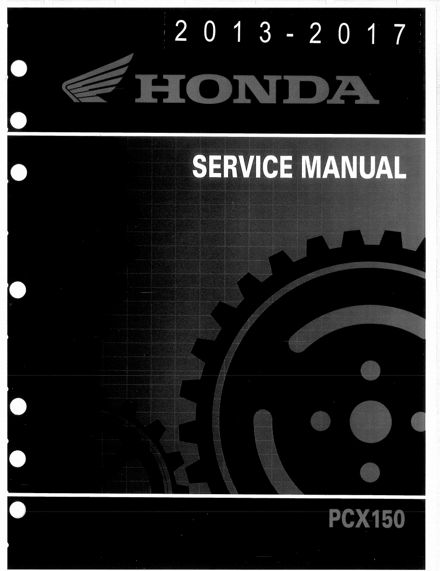 Honda-PCX150-Series-2013-2017-维修手册