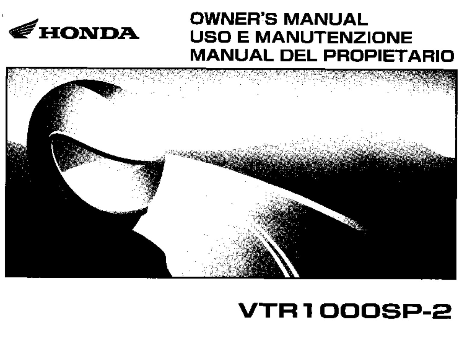 Honda-VTR1000SP-2-manual摩托车驾驶与日常维护保养手册