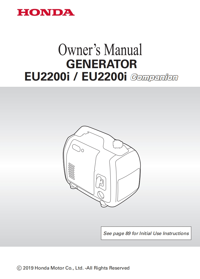 Honda_EU2200i_使用说明书手册