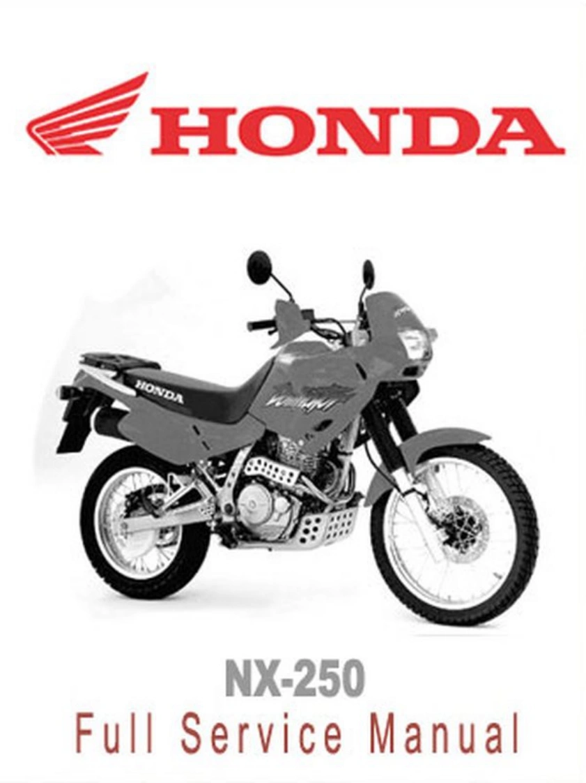 Honda_nx250_ax1_servicemanual维修维护手册