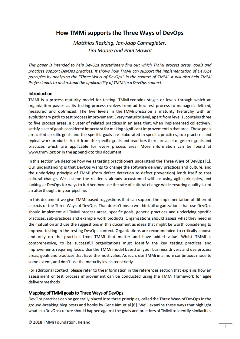 How_TMMi_supports_the_Three_Ways_of_DevOPS_1（英文版）新质力文库 - 聚焦新质生产力发展的数字化知识库_行业洞察 / 理论成果 / 实践指南免费下载新质力文库