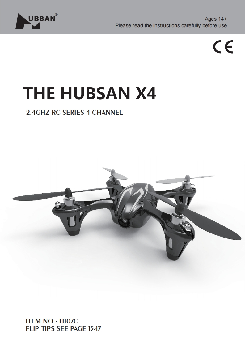 HubsanX4H107C使用操作说明书手册