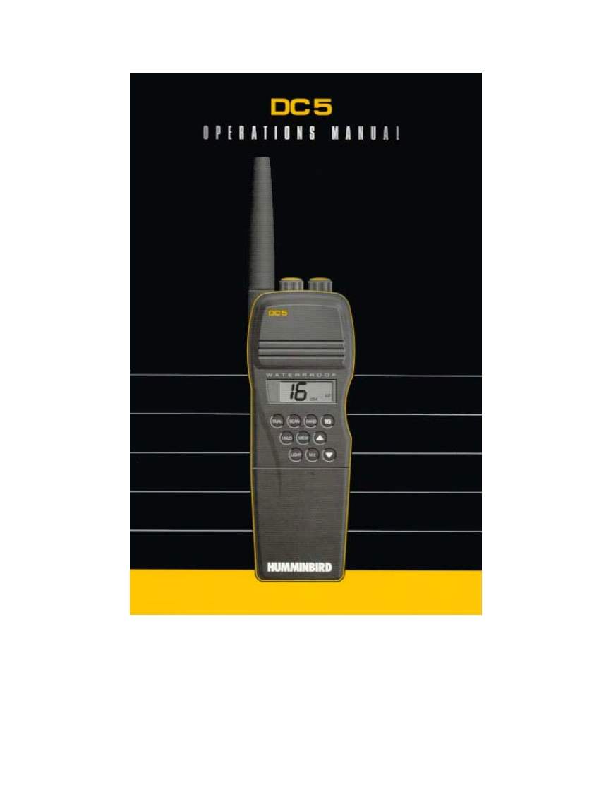 Humminbird_DC-5_Manual操作说明书手册