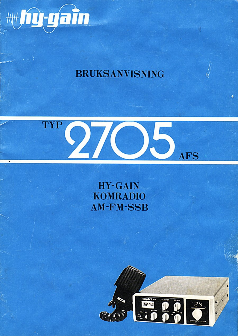 Hy-Gain_2705AFS_(Manual操作说明书手册)