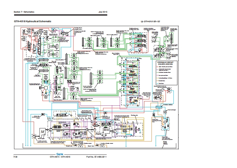 Hydraulic-Schematic-GTH-4018-AU操作与维护保养说明书手册