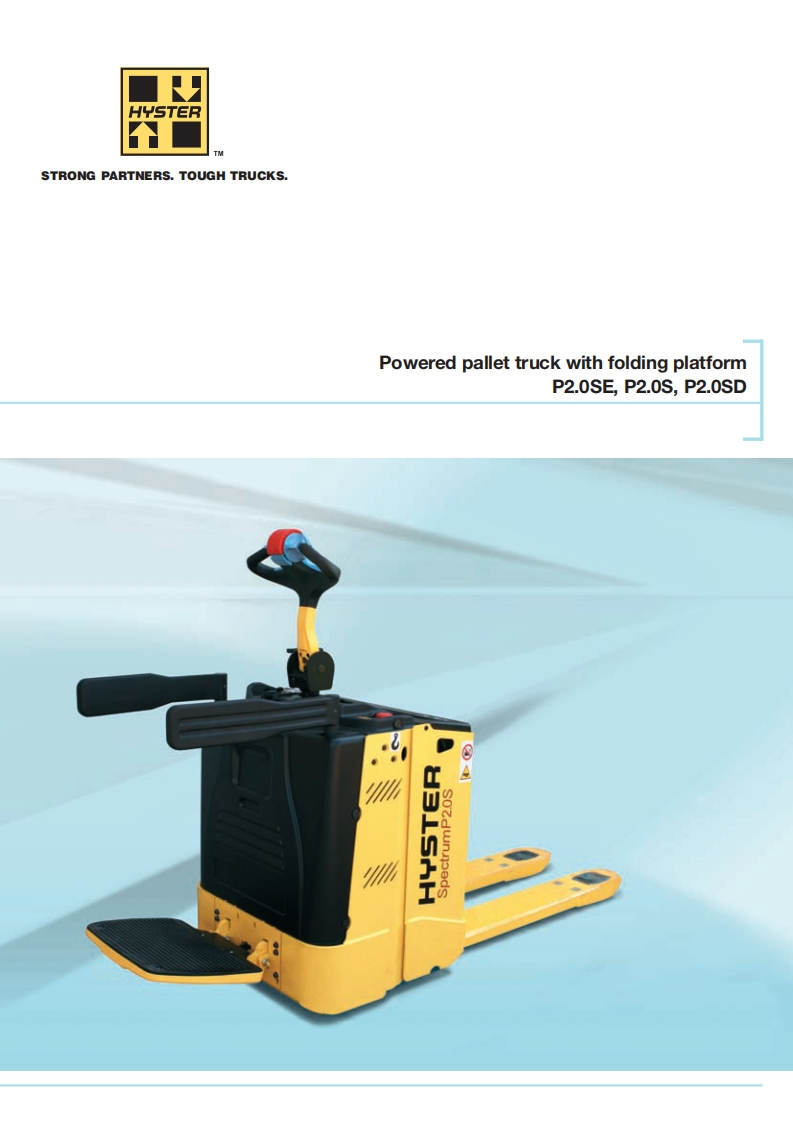 Hyster-P2-0-Operations-Manual操作与维护保养说明书手册