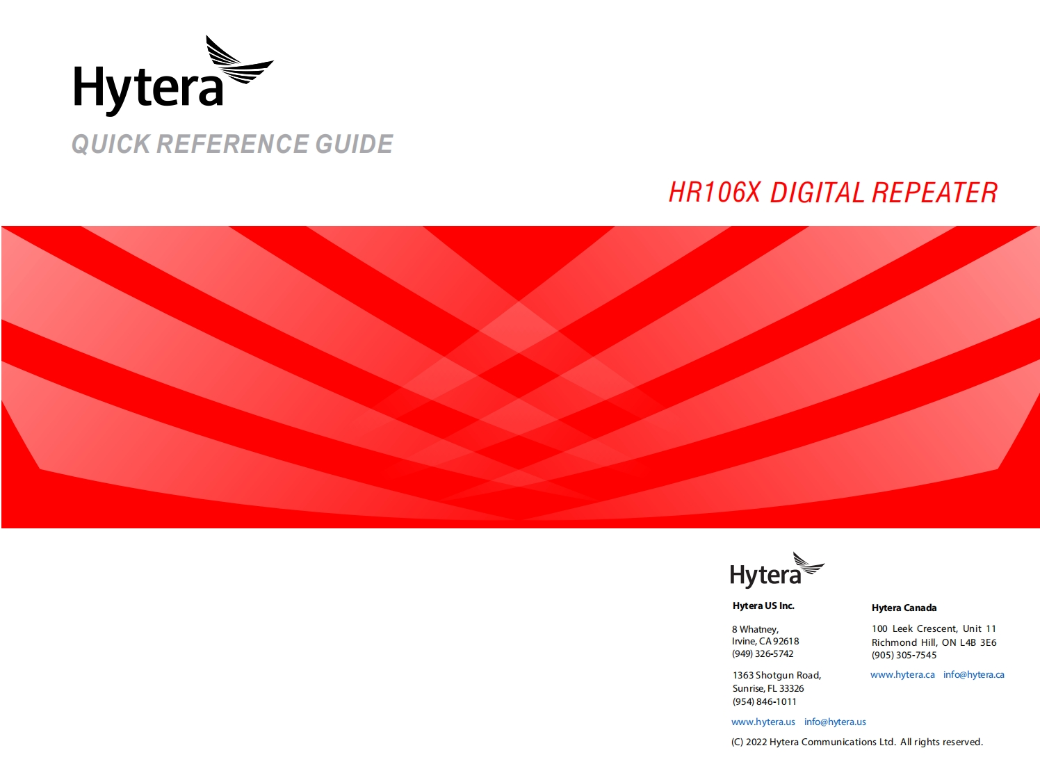 Hytera-HR106X-Digital-Repeater-简明操作说明书手册-R2.0_eng