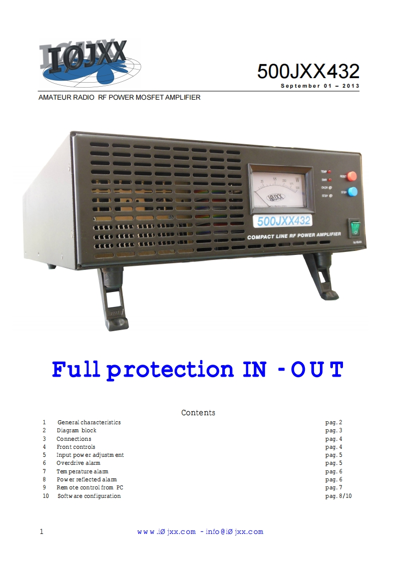 I0JXX_500JXX432_Manual操作说明书手册