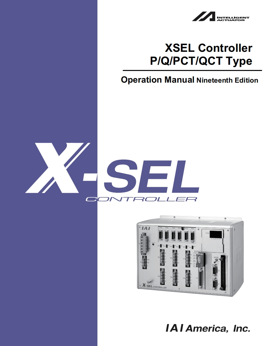 IAI_XSEL_230V-servo-meerassige-controller_操作说明书手册