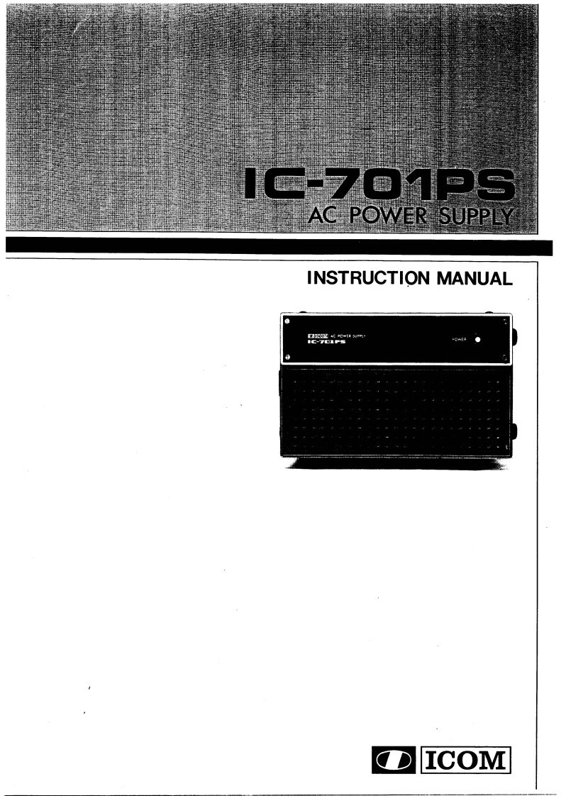 IC-701_IC-701PS_使用说明书手册