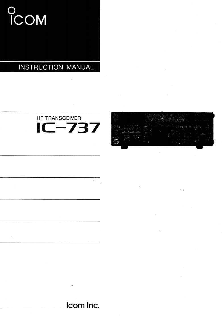 IC-737_使用说明书手册