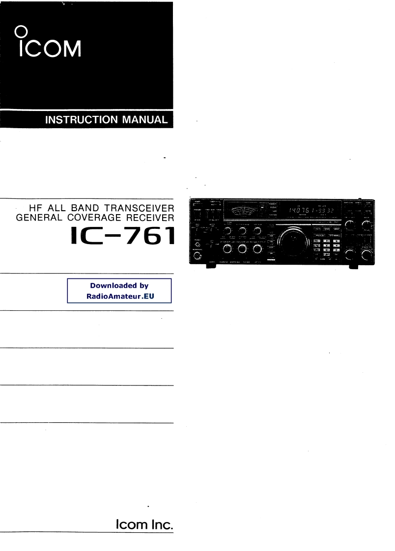 IC-761_使用说明书手册