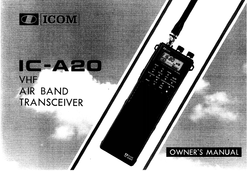 IC-A20_Owners_Manual操作说明书手册