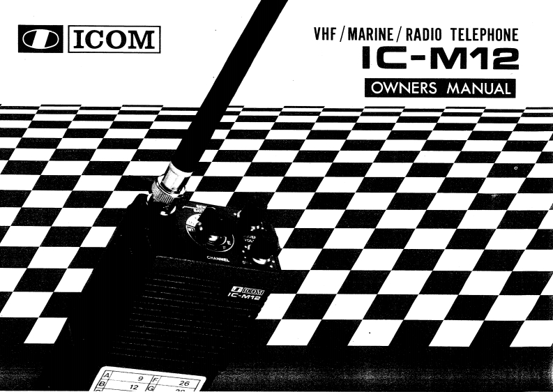 IC-M12-Owners-manual操作说明书手册