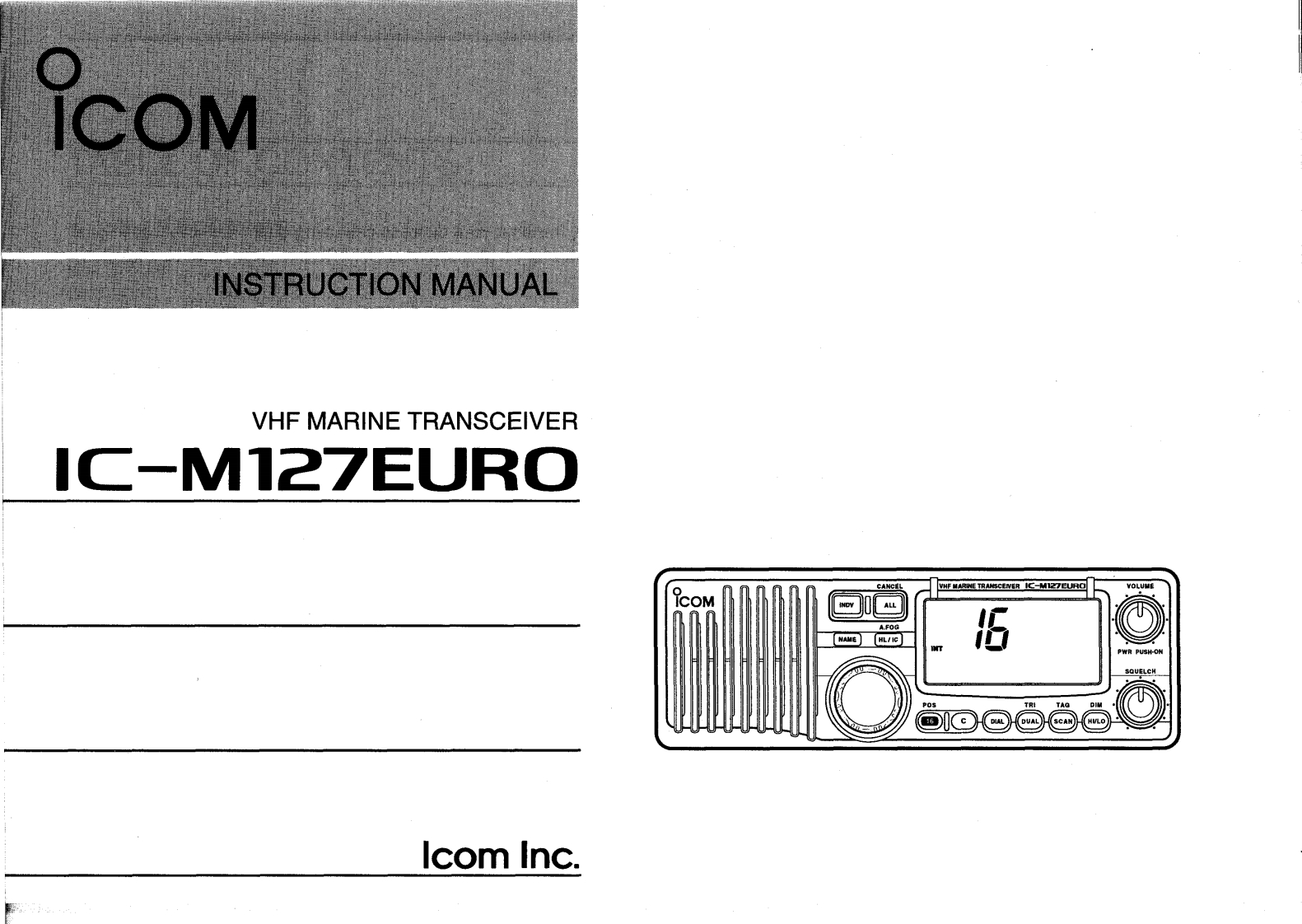IC-M127EURO_Manual操作说明书手册