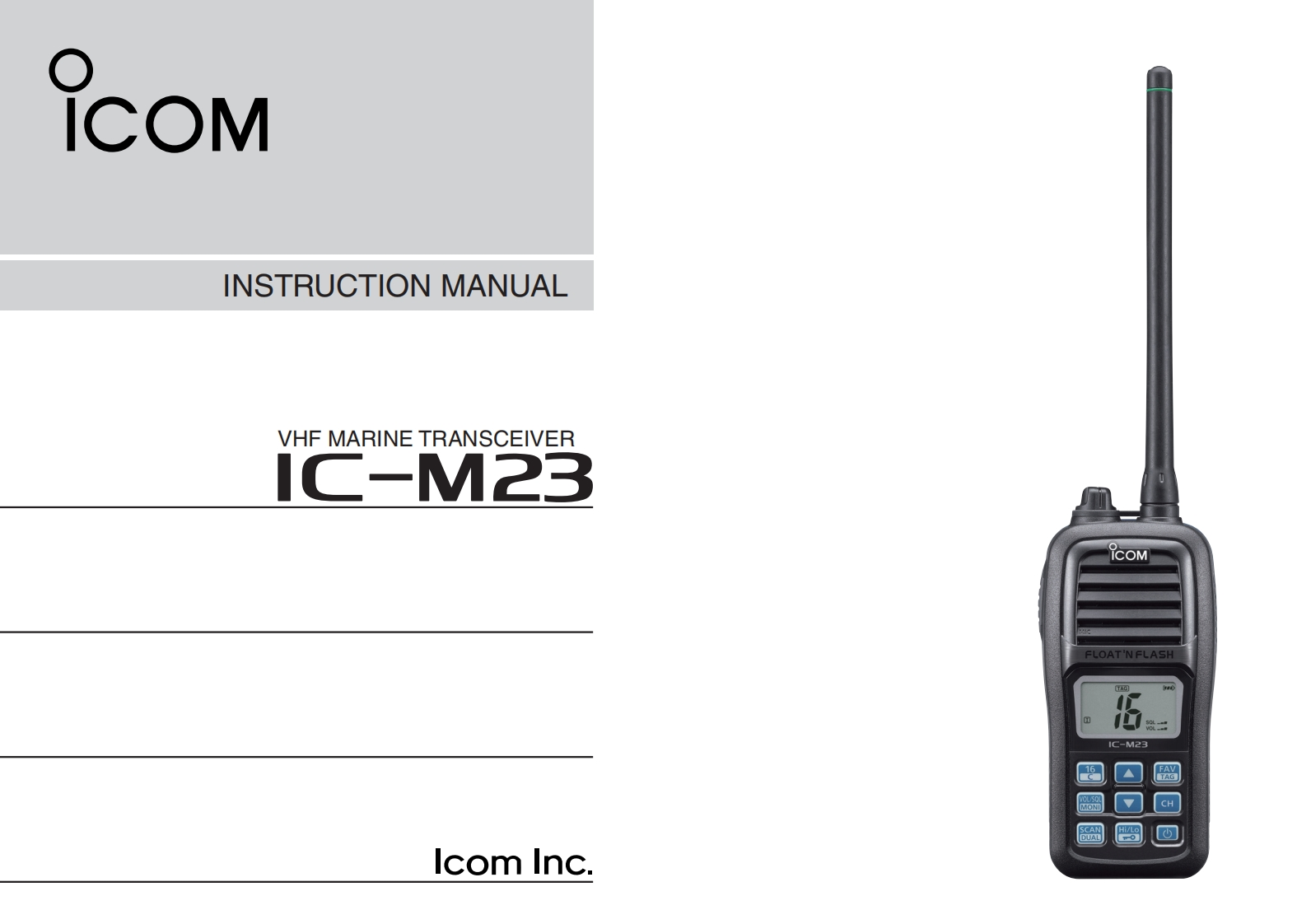 IC-M23_Manual操作说明书手册-找手册网