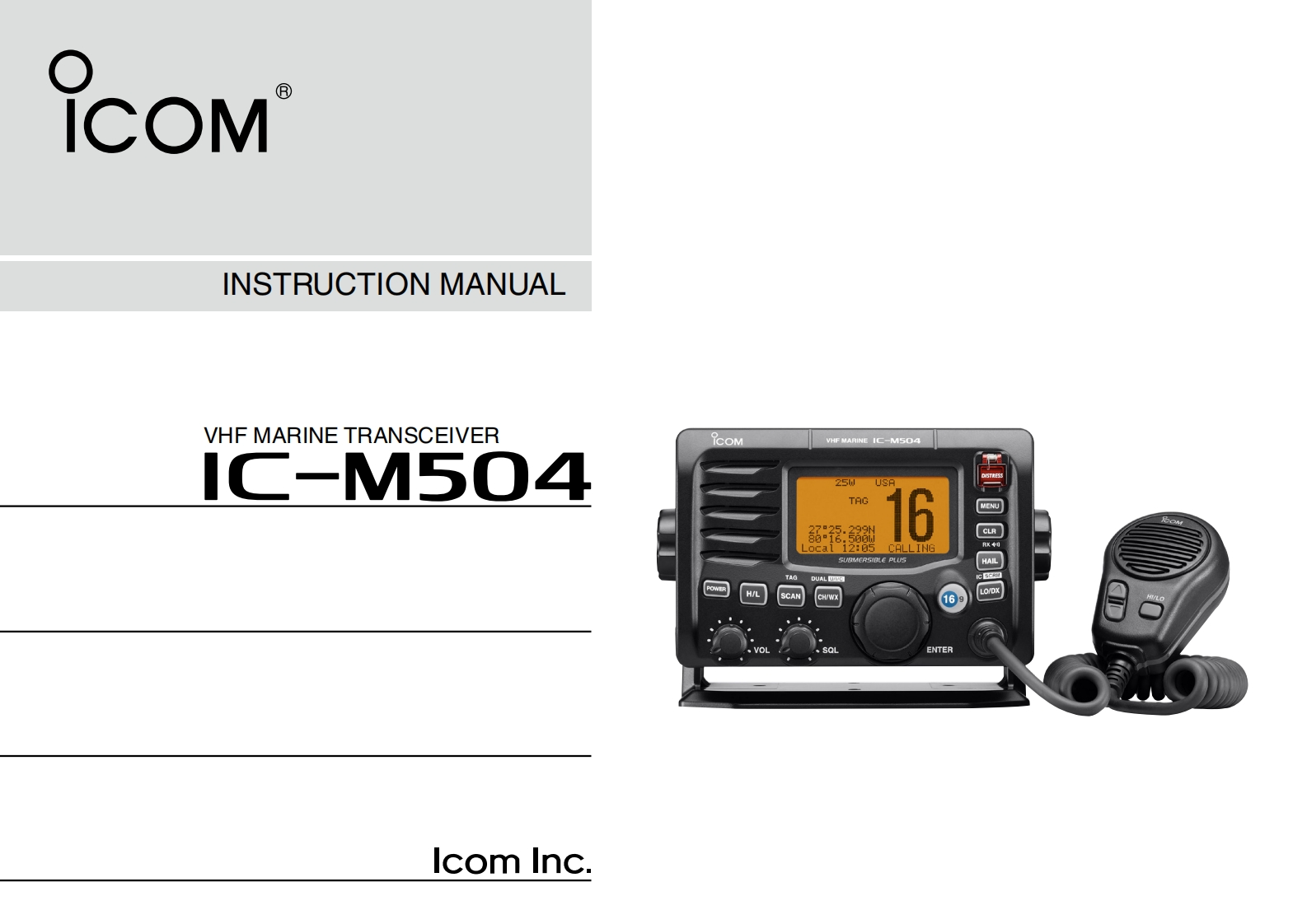 IC-M504-Instruction-manual操作说明书手册