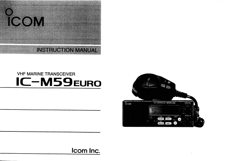 IC-M59EURO_Manual操作说明书手册