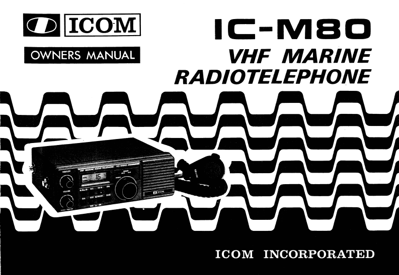 IC-M80_Manual操作说明书手册