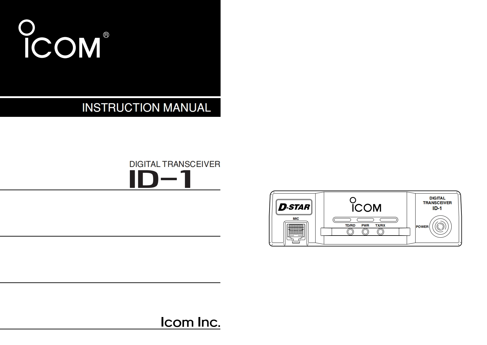 ICOM---ID-1-Instruction-Manual