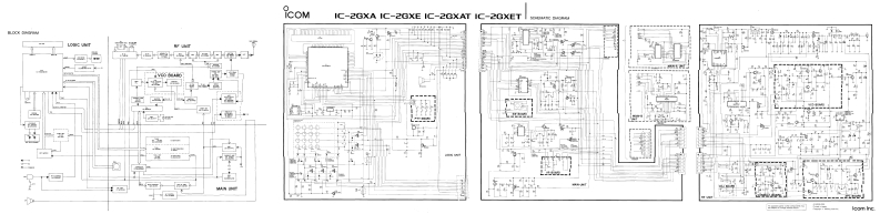 ICOM-IC-2GXA维修电器原理图手册