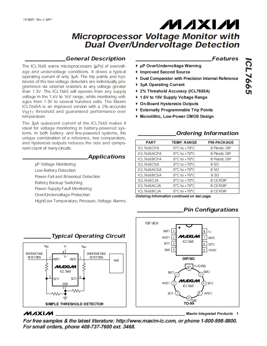 ICOM-ICL7665维修手册