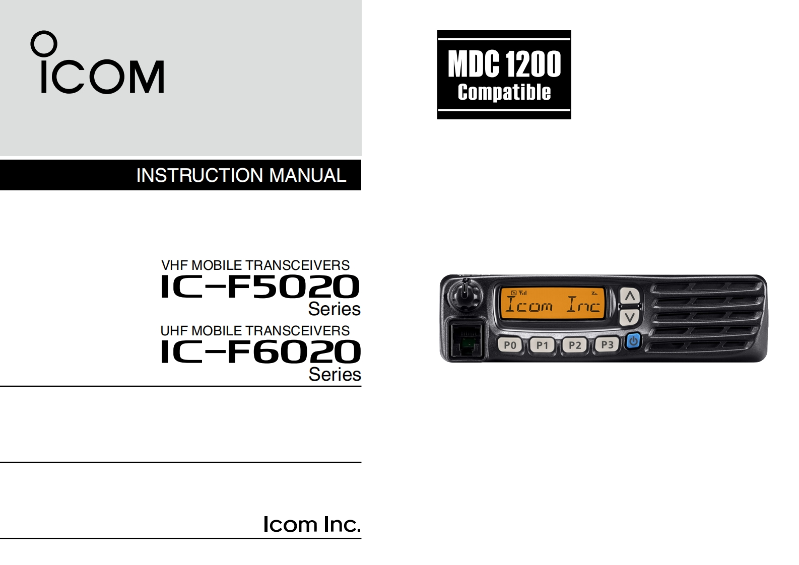 ICOM5021OperatingManual操作说明书手册
