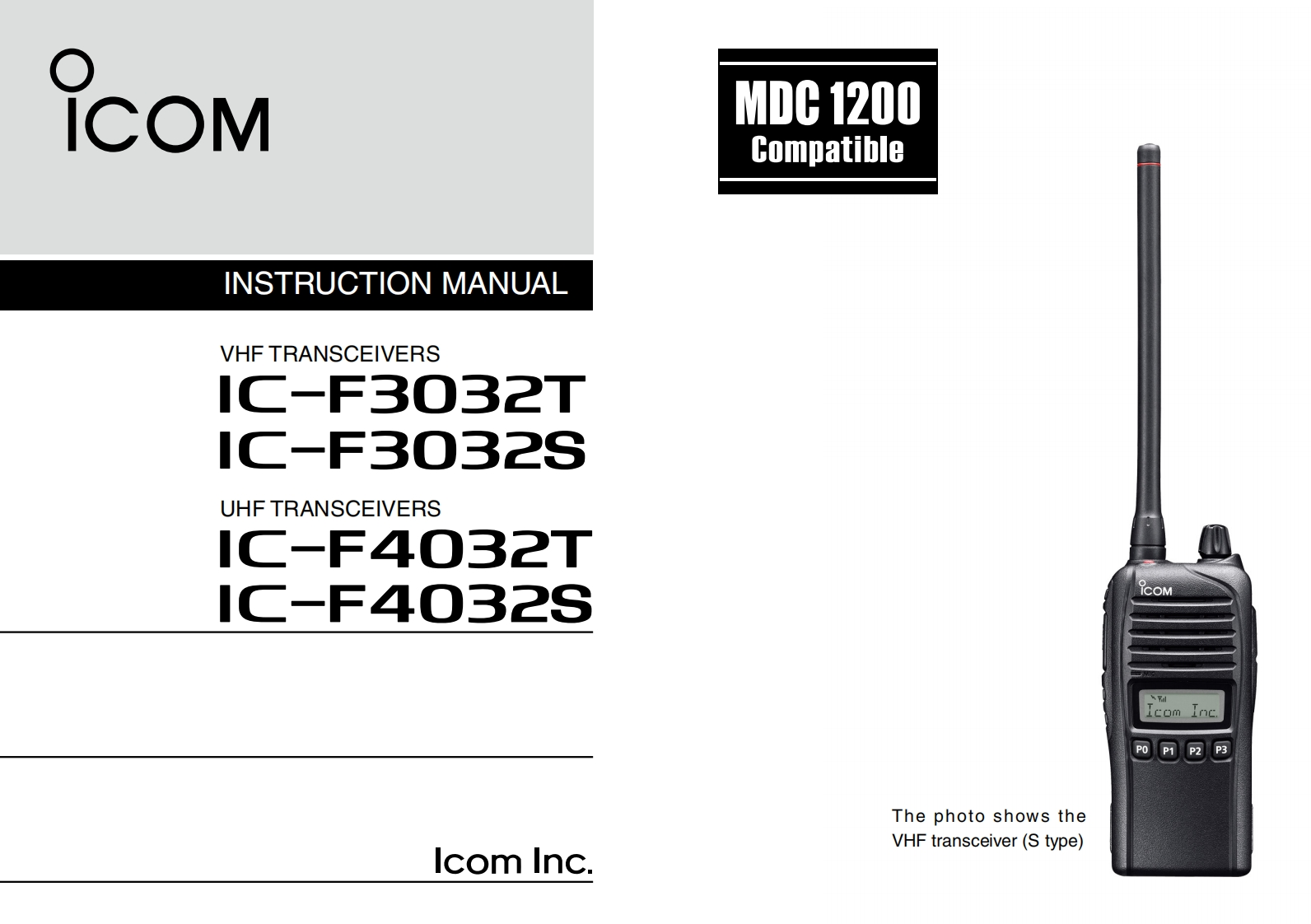 ICOMIC-F4032英文用户操作手册指南