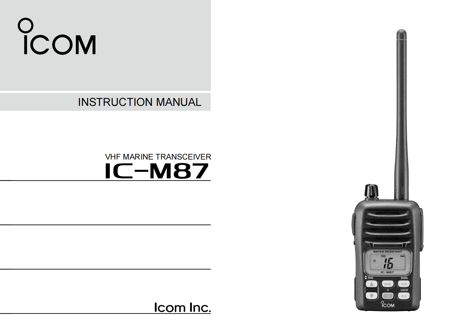 ICOMIC-M87英文用户操作手册指南