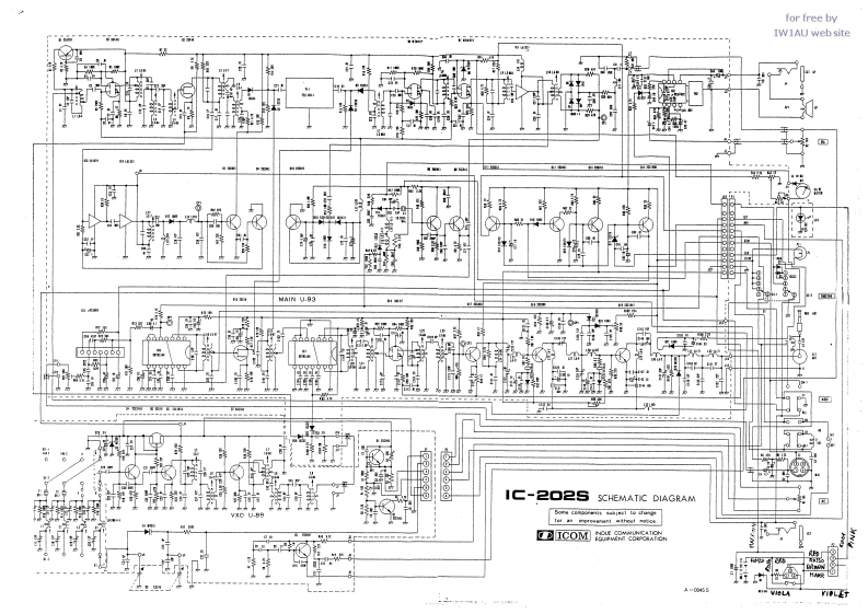 ICOM艾可慕IC-202S_电器原理图