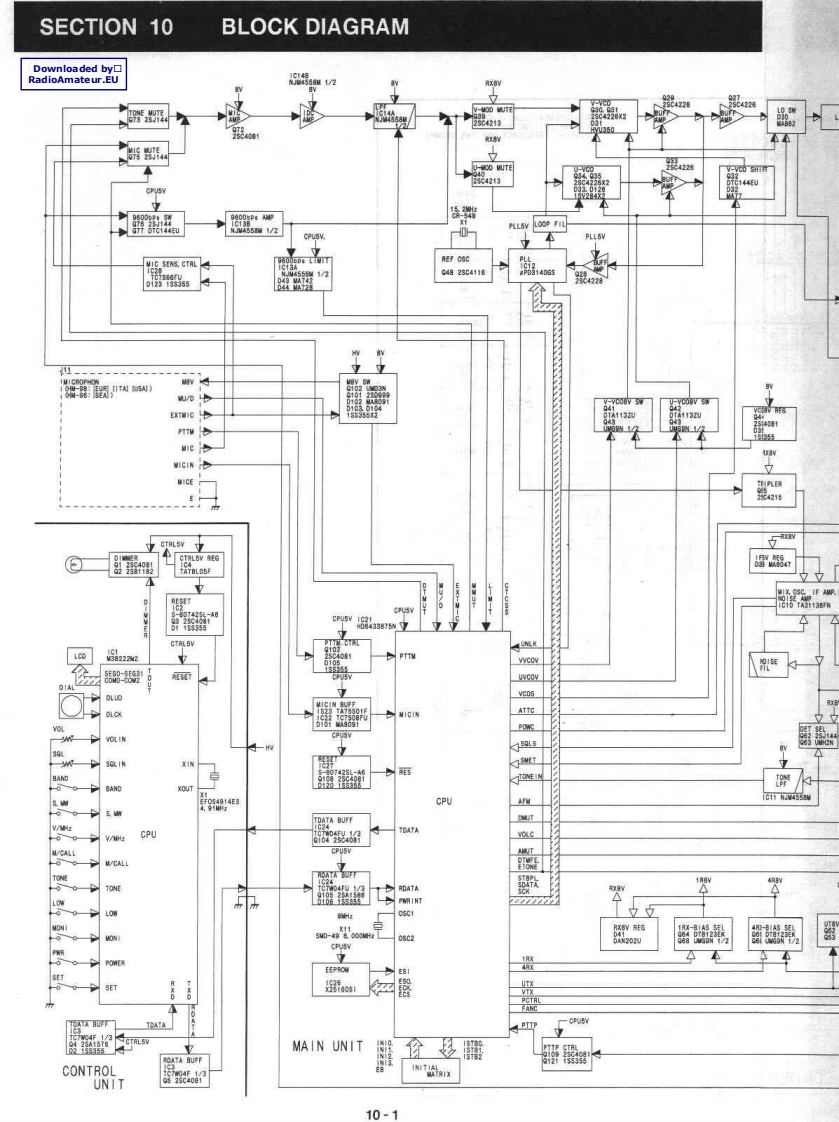 ICOM艾可慕IC-207H_电器原理图