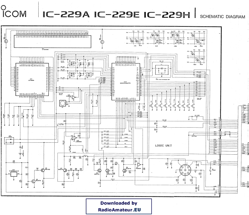 ICOM艾可慕IC-229A_E_H_电器原理图
