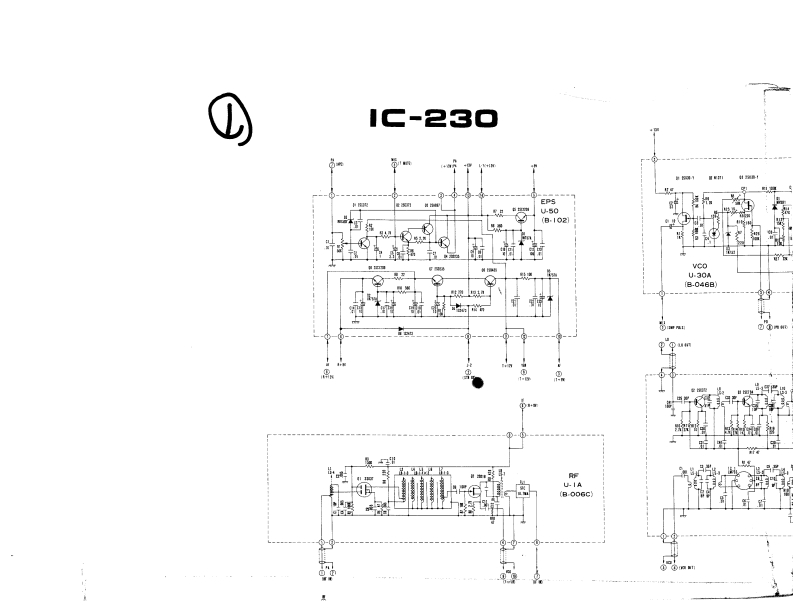 ICOM艾可慕IC-230_电器原理图