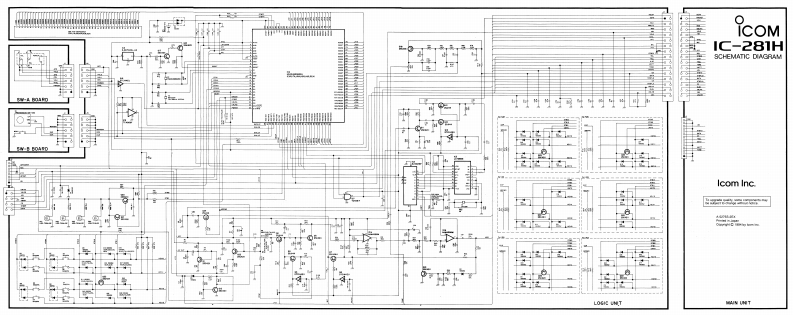ICOM艾可慕IC-281H_电器原理图