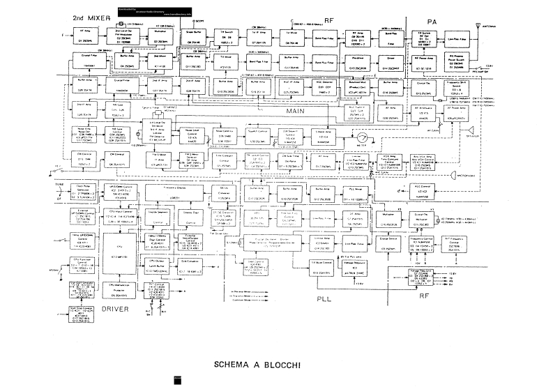 ICOM艾可慕IC-451A_E_电器原理图