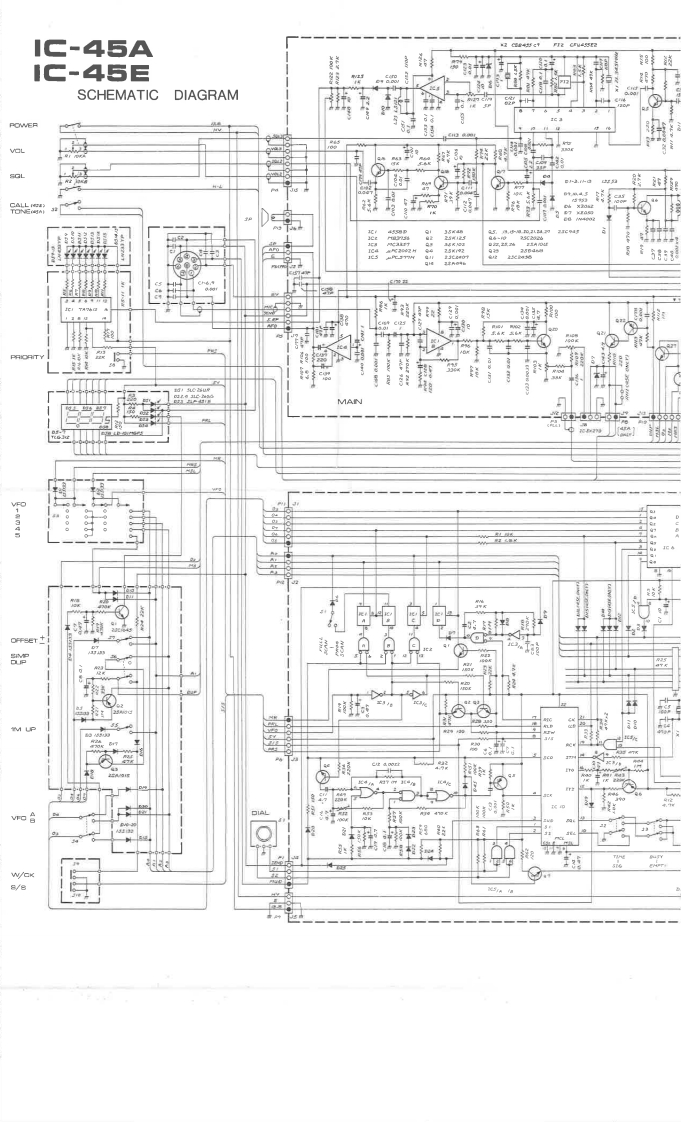 ICOM艾可慕IC-45A_E_电器原理图