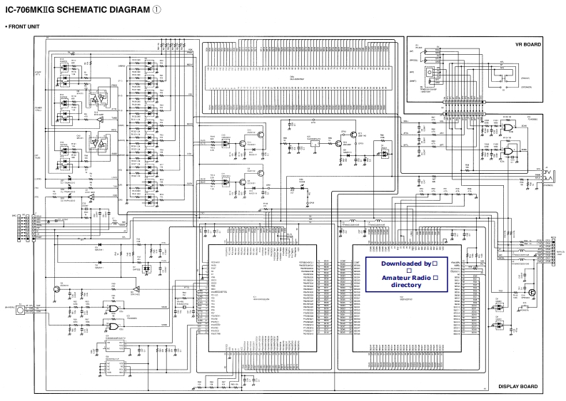 ICOM艾可慕IC-706MK2G_电器原理图