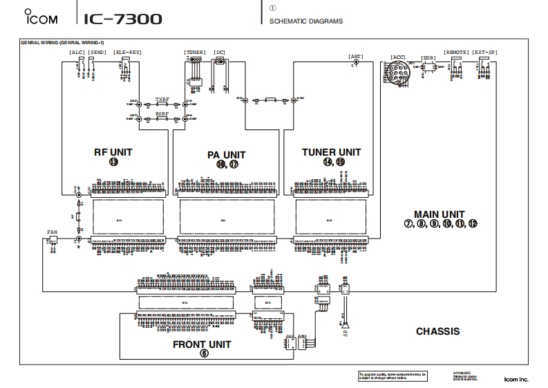 ICOM艾可慕IC-7300_电器原理图